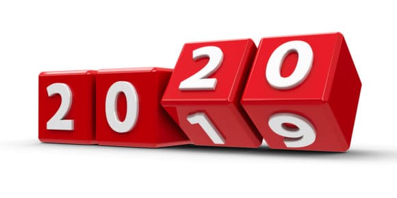 Four red boxes switching two boxes from 2019 to 2020