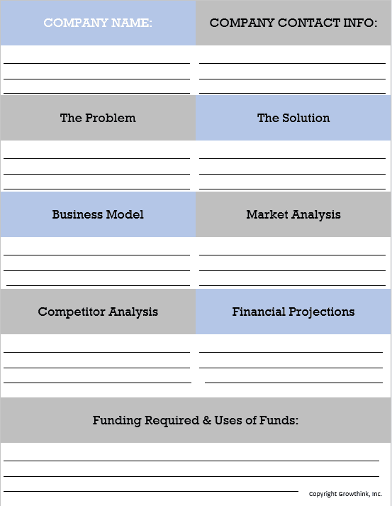 simplified business plan sample