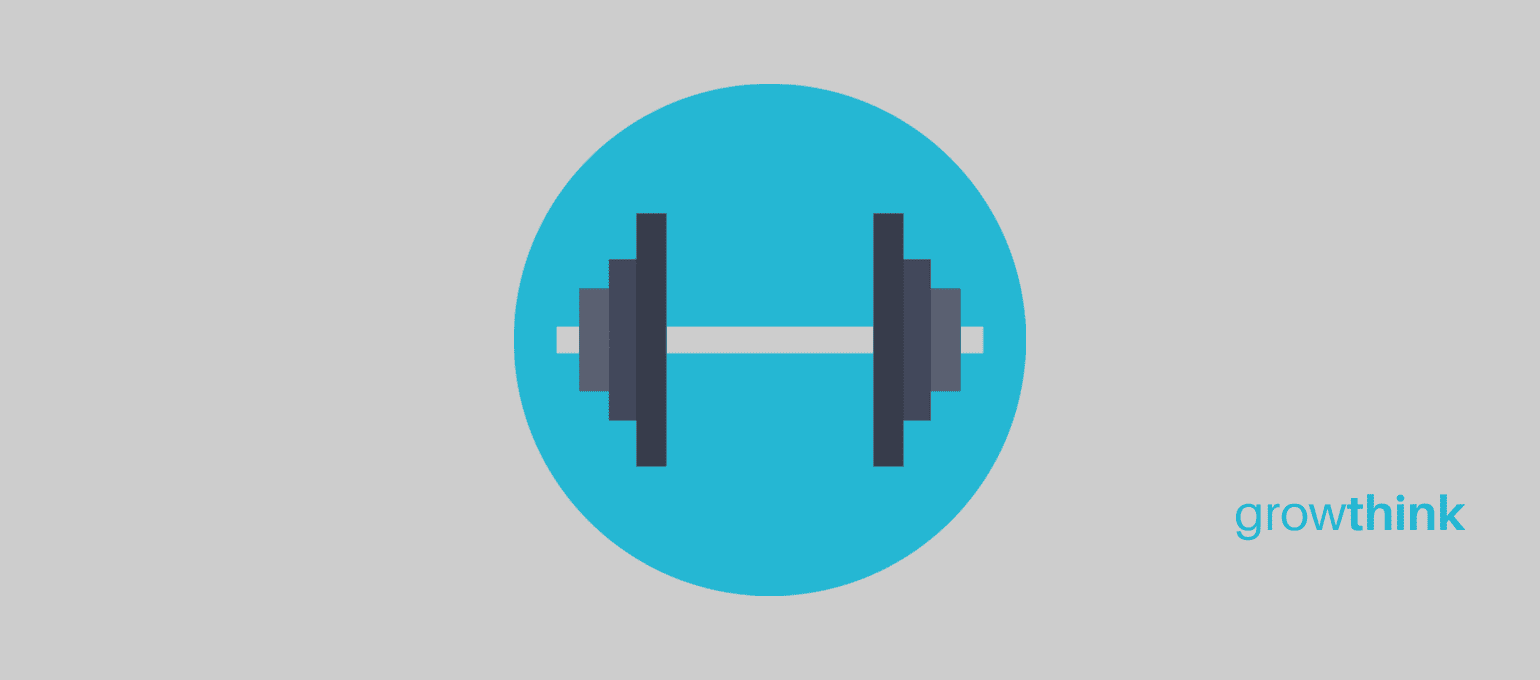 icon of a dumbbell