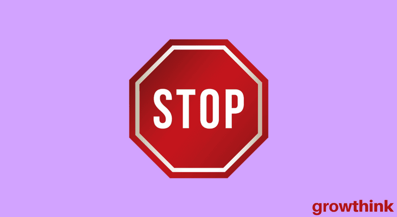 Red stop signage