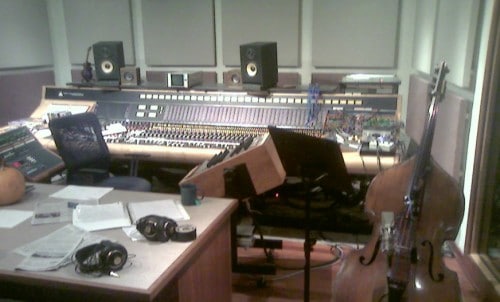 small recording studio interior