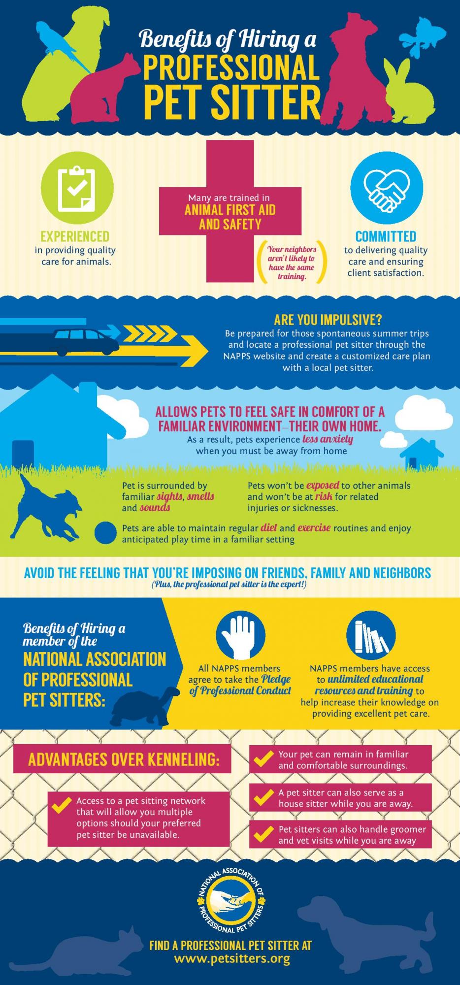 Benefits of Hiring a Professional Pet Sitter infographic
